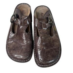 Alegria Donna Rain Dance Nursing Clogs Women 37 Leather Professional Slip On